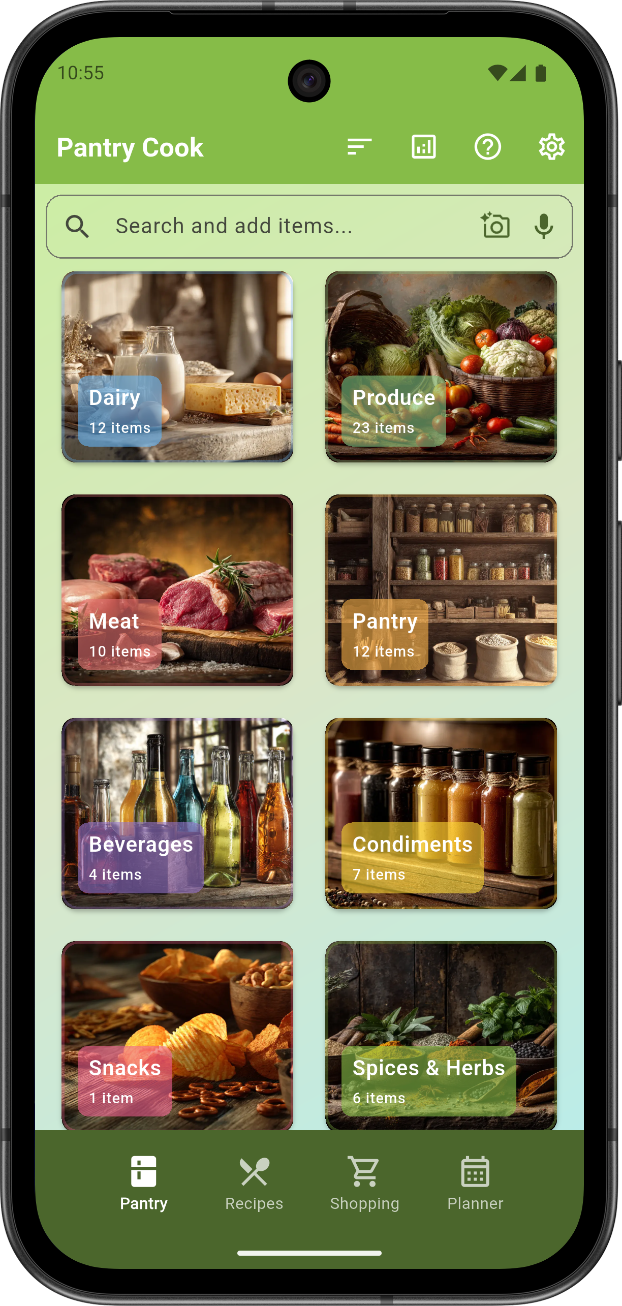 Pantry inventory management